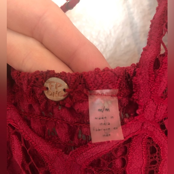 Free People Red Backless Maxi Dress - Picture 8 of 12
